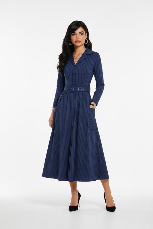 NAVY stripe dress