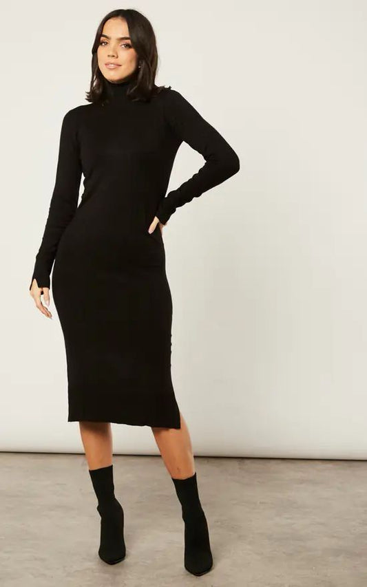 warm long sleeve dress