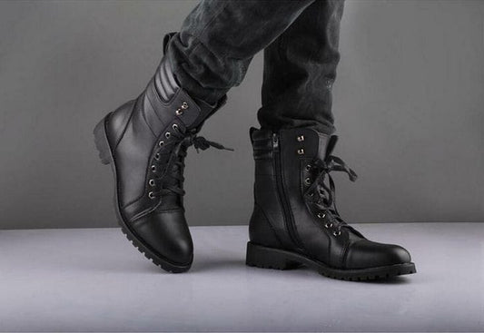 shoe laced ankle boots