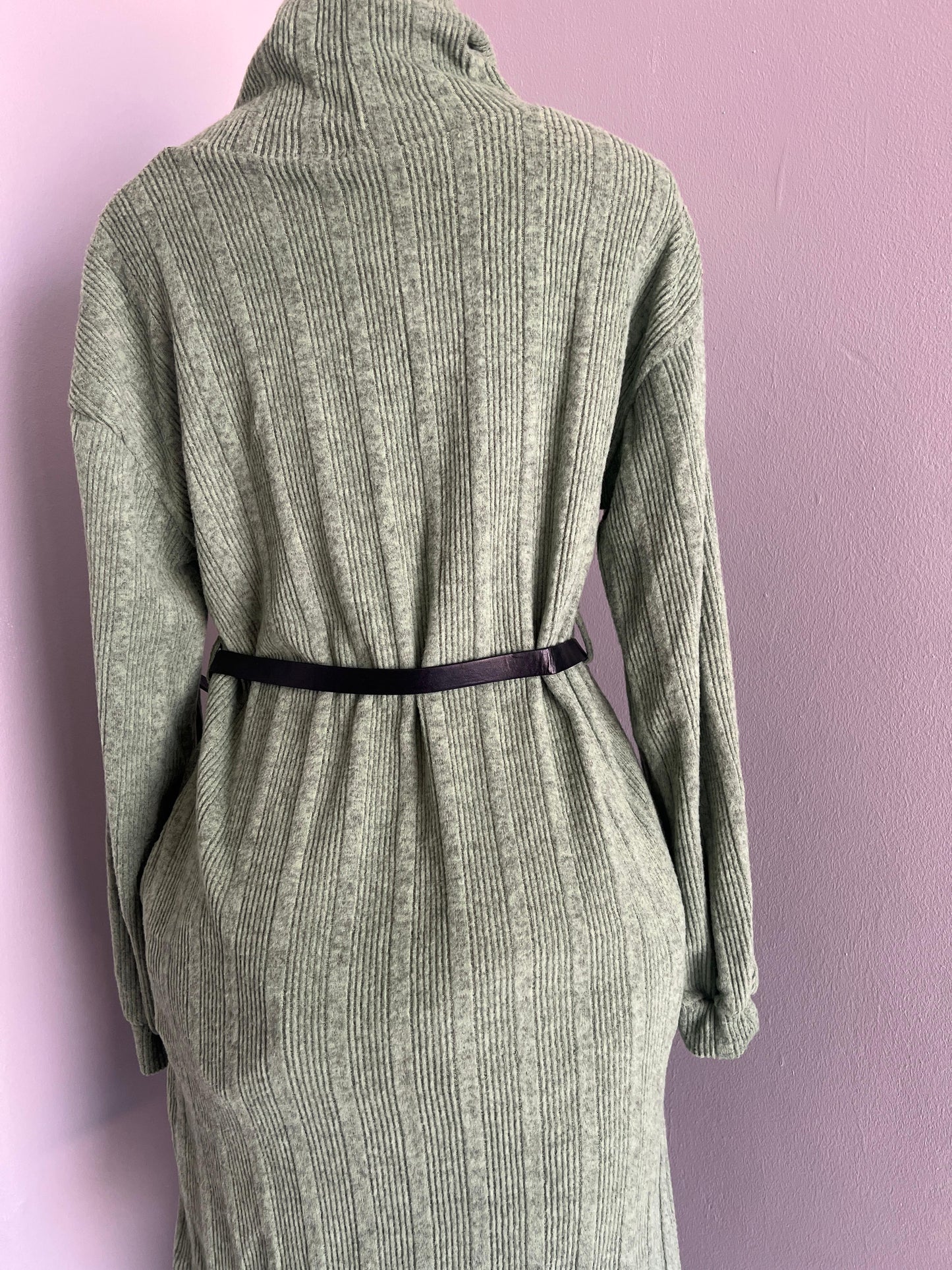 long sleeves warm  medium length dress