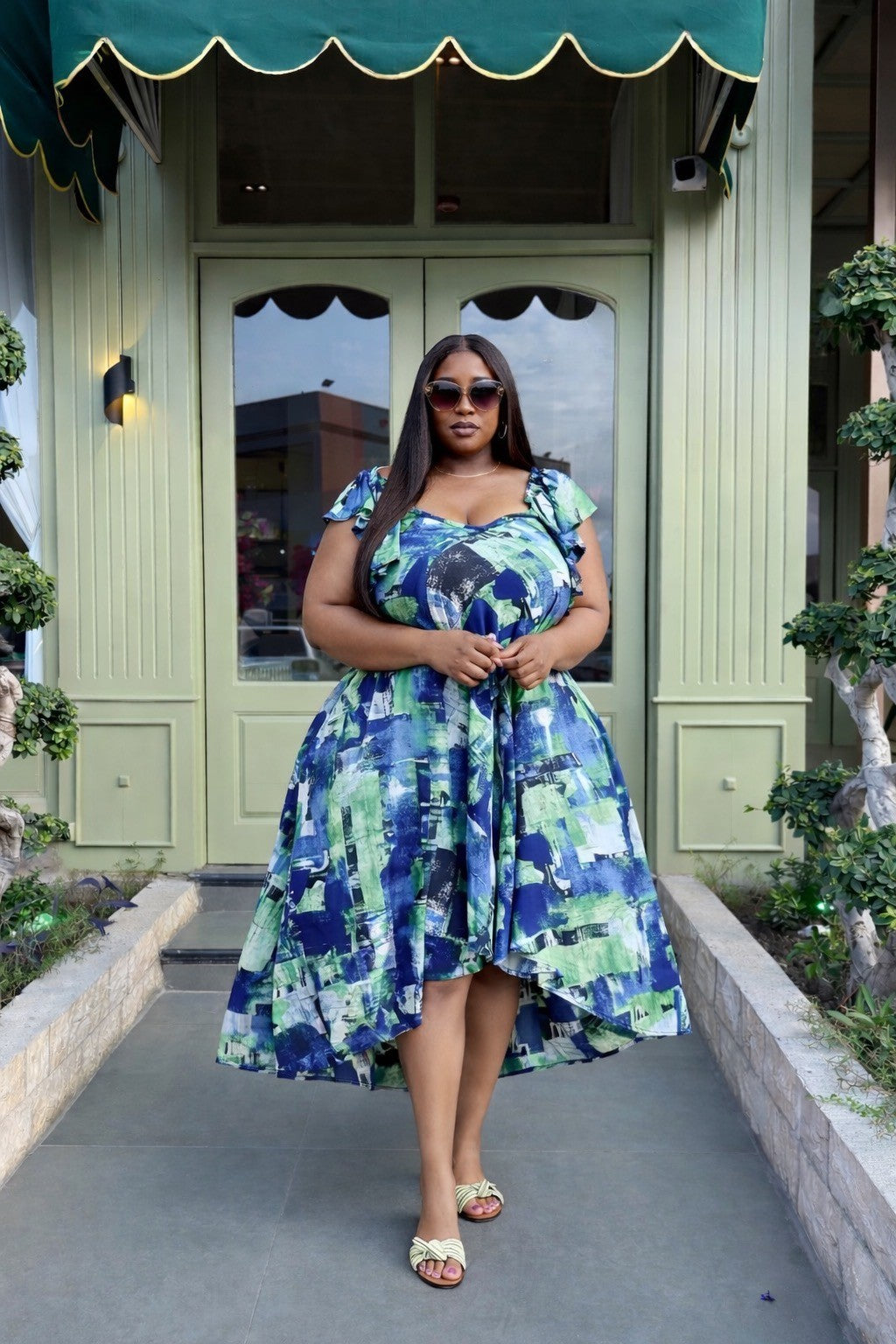 High & low dress