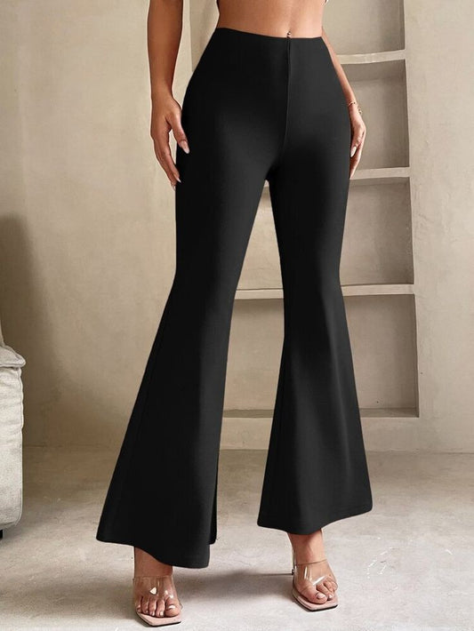 High waisted flare pants