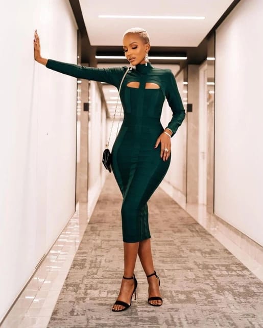 Halter neck bodycon dress