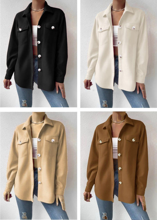 Light jacket shirt with buttons