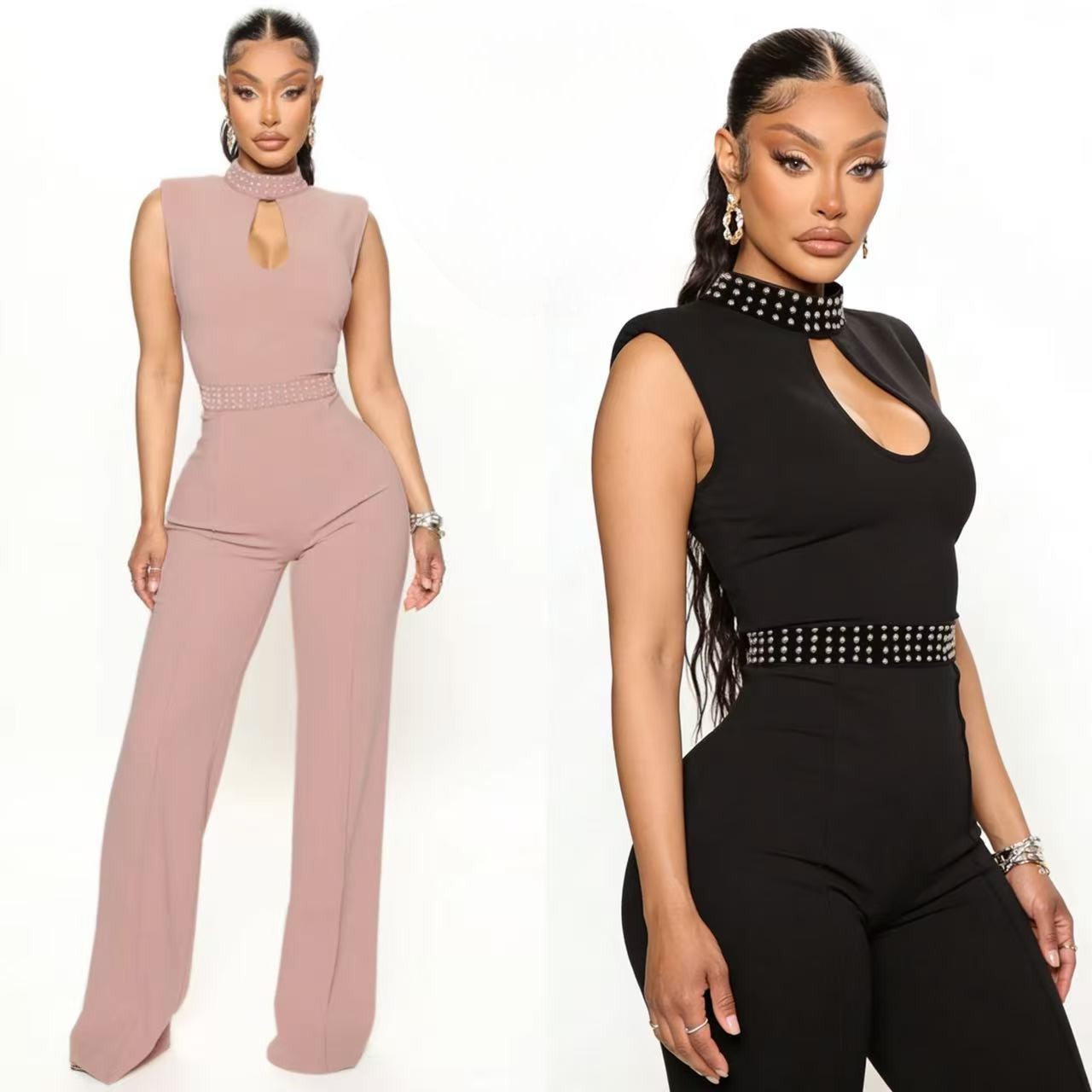 Sleeveless jumpsuit