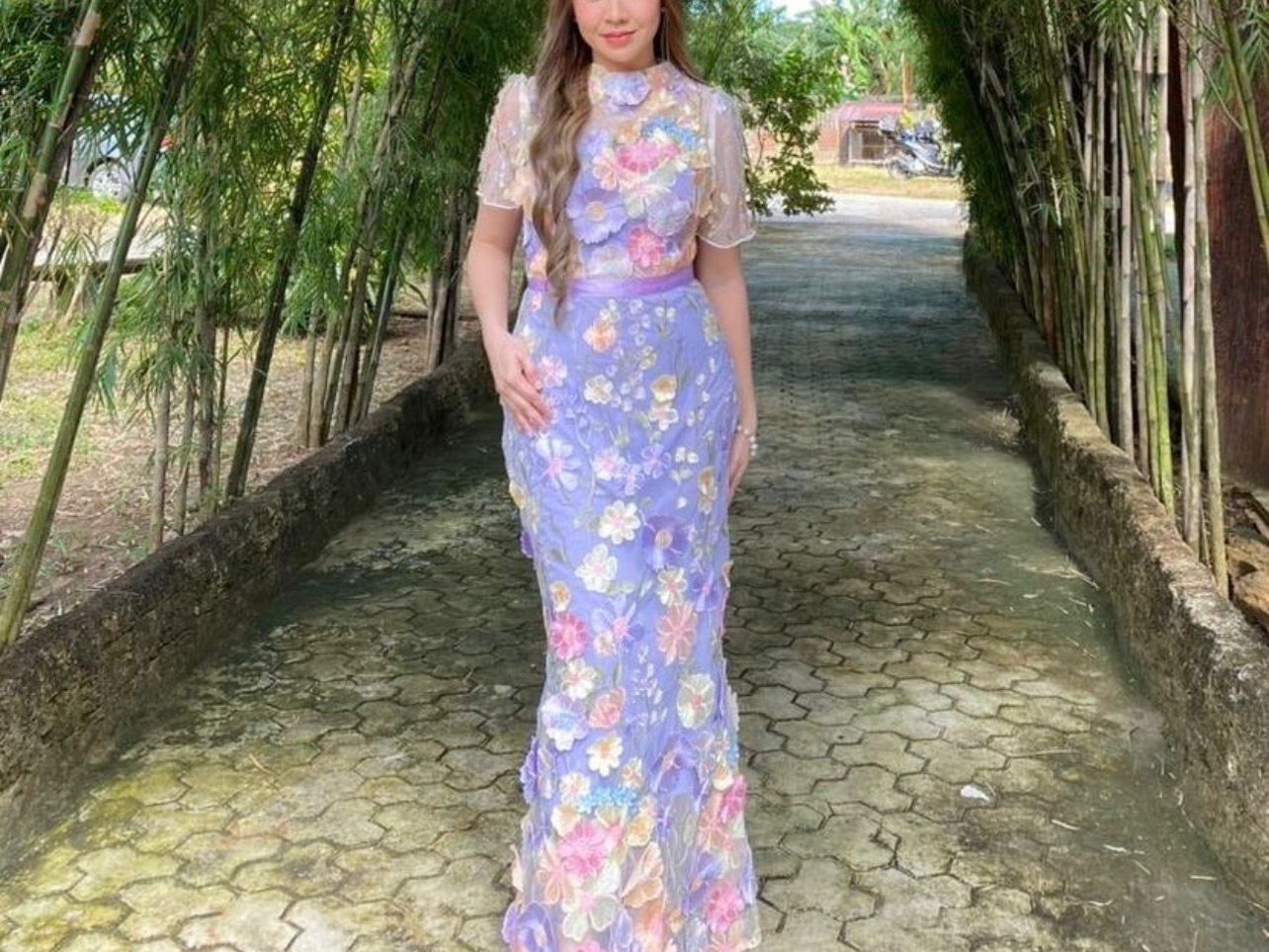 Floral colorful dress