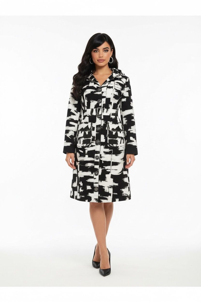 monochrome coat