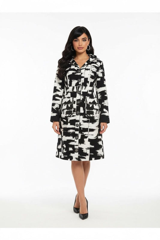 monochrome coat