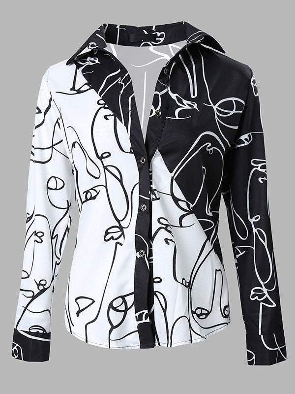 face print shirt style