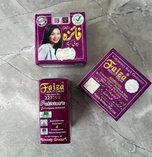 Faiza skin brightening beauty cream