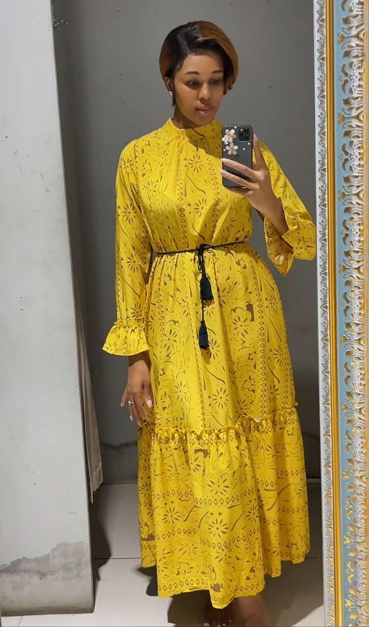 Yellow Maxi dress