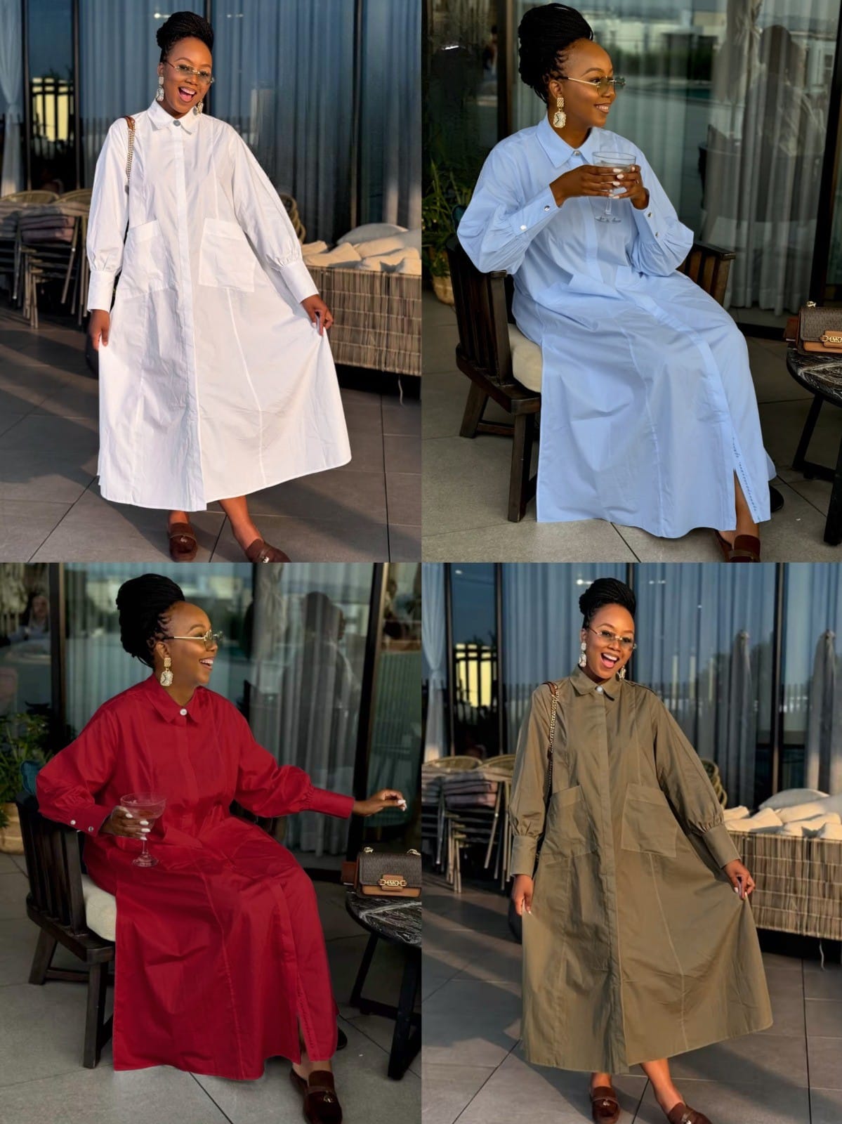 long sleeve shirt dress