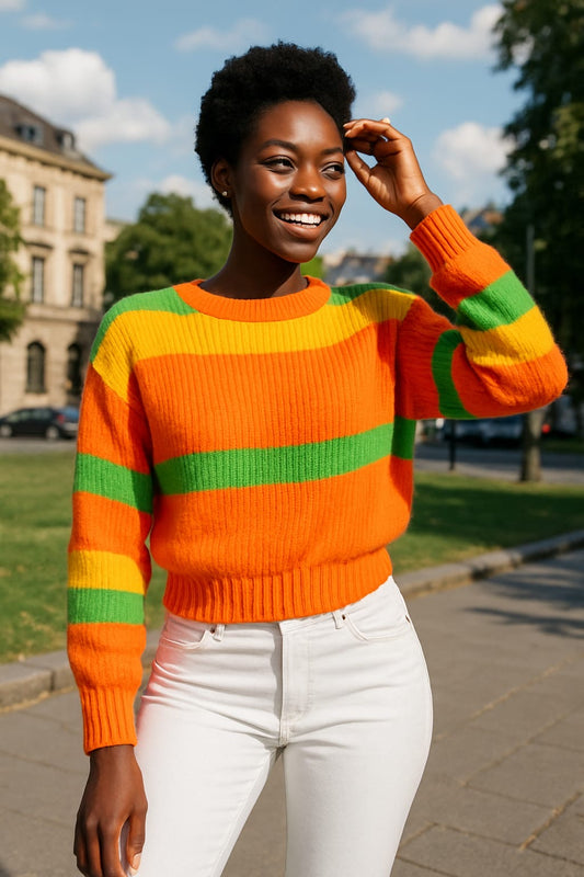 Color Splash Knit jersey