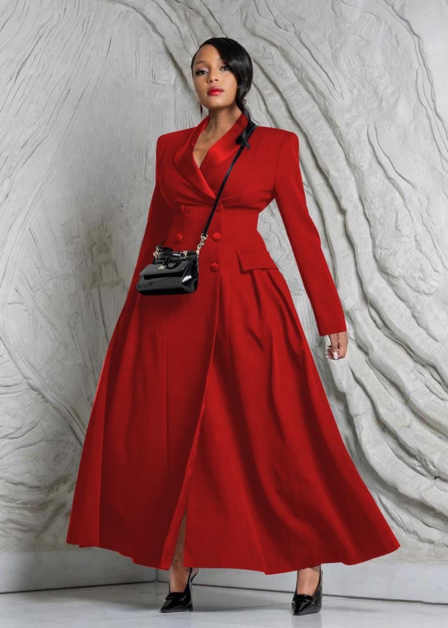 long full cover dress coat