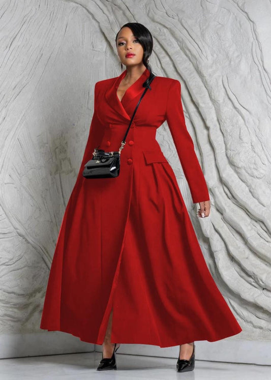 long full cover dress coat