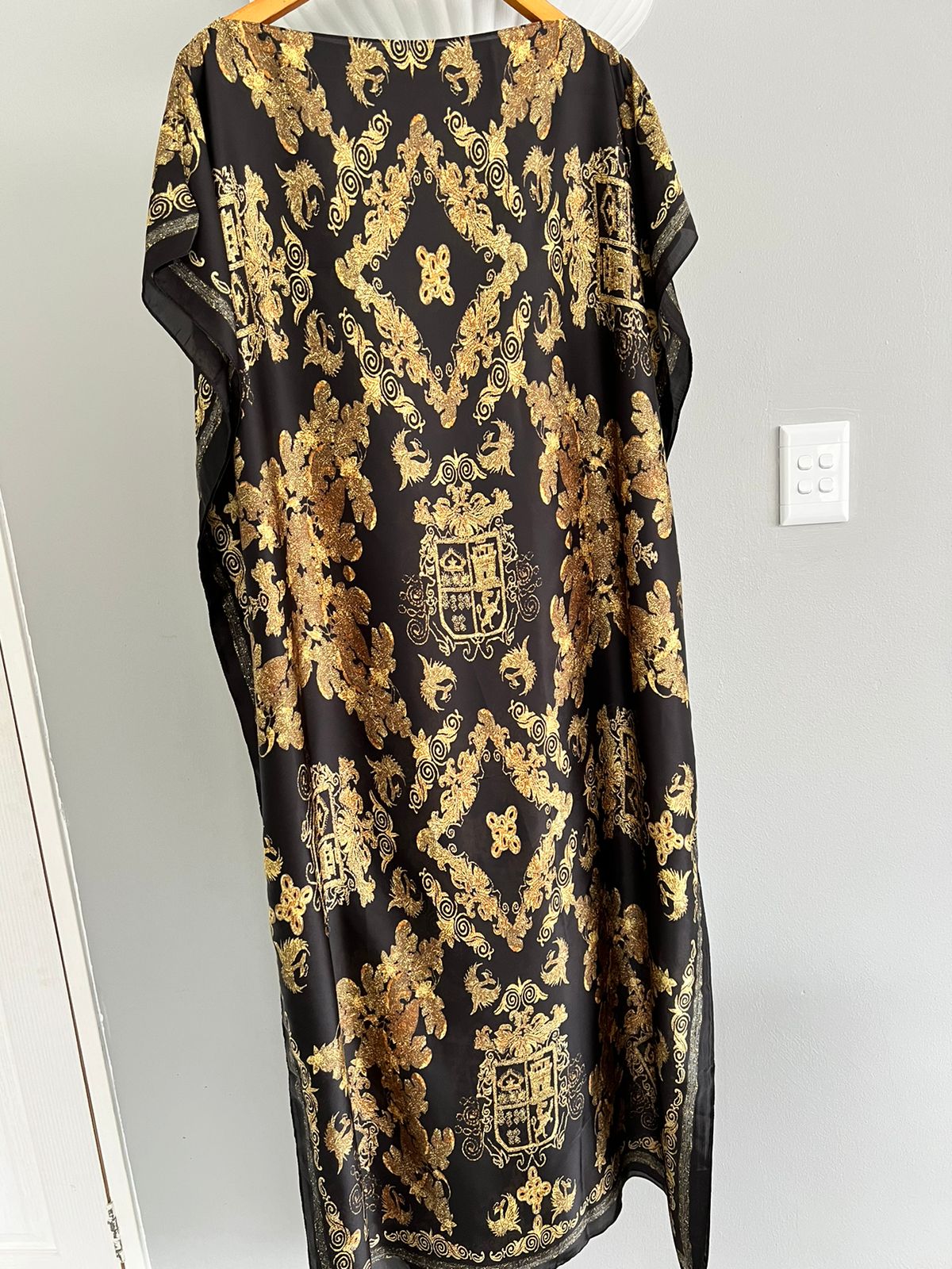 Black gold kaftan