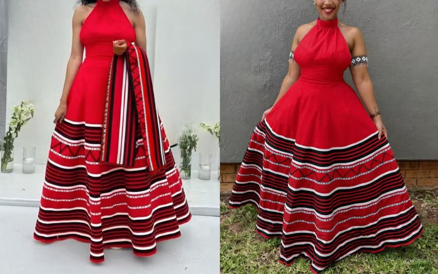 sleeveless african dress
