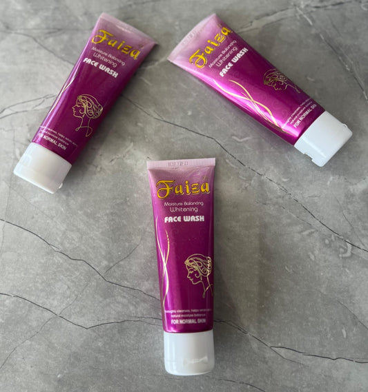 Faiza moisture balancing whitening face wash