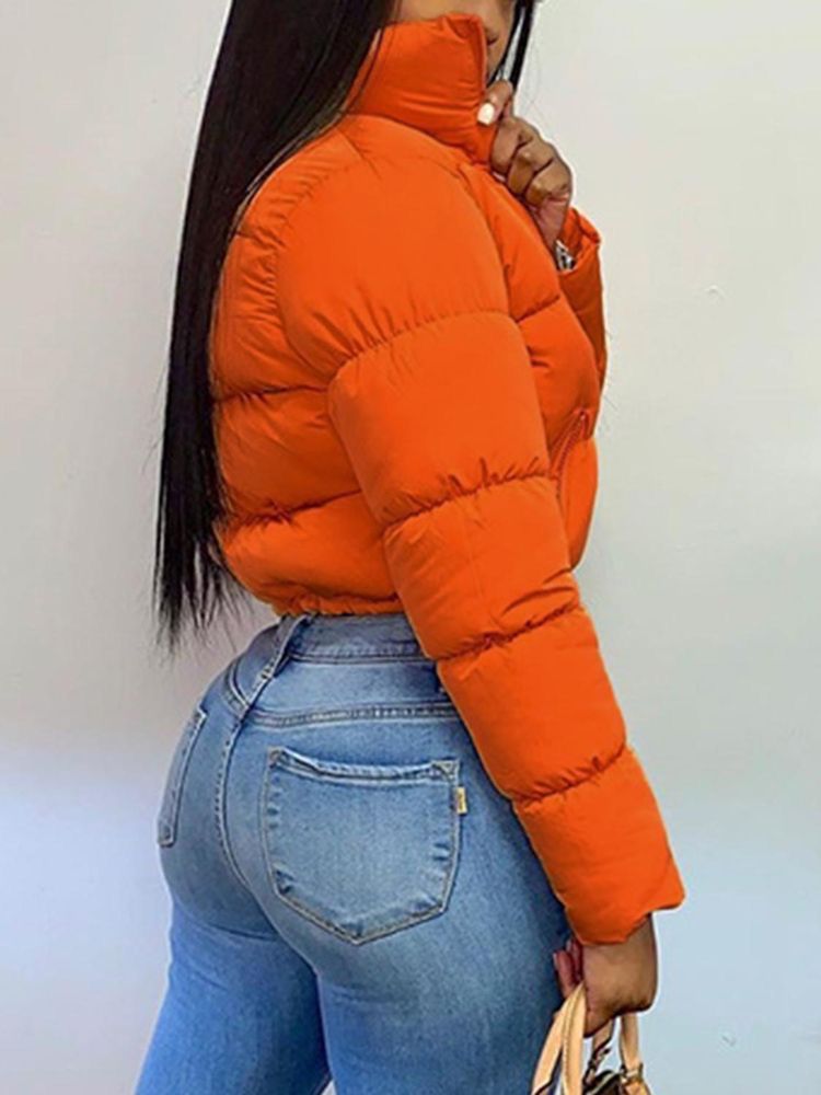 Orange Bomber jacket