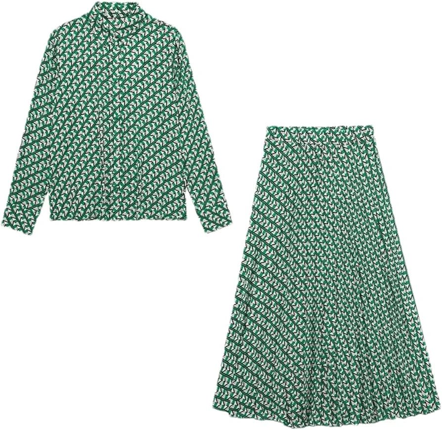 Green two piece