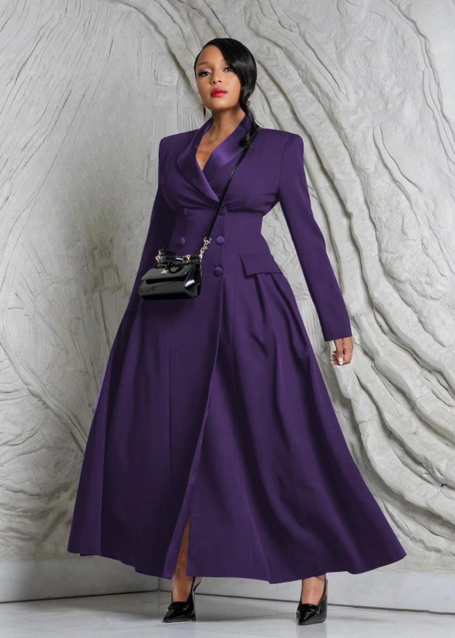 long full cover dress coat