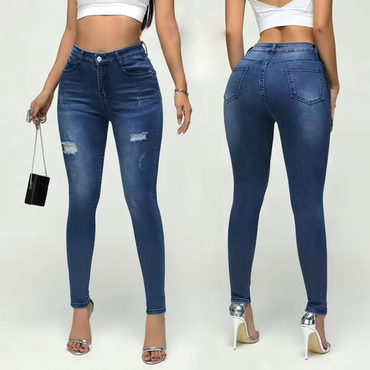 Plain High Waist jean