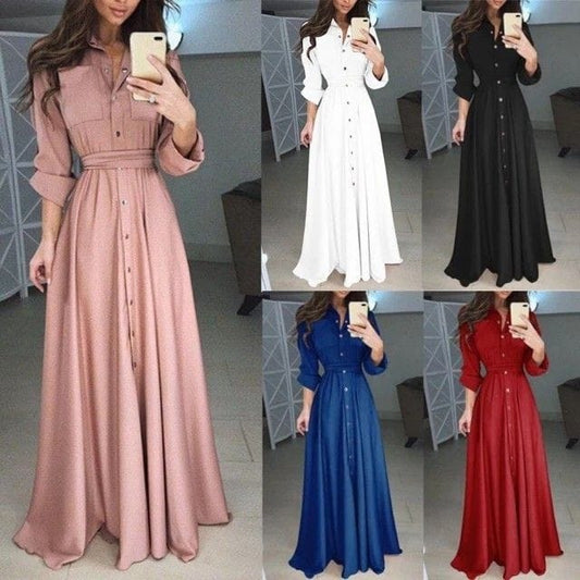 Full length chiffon dress.9