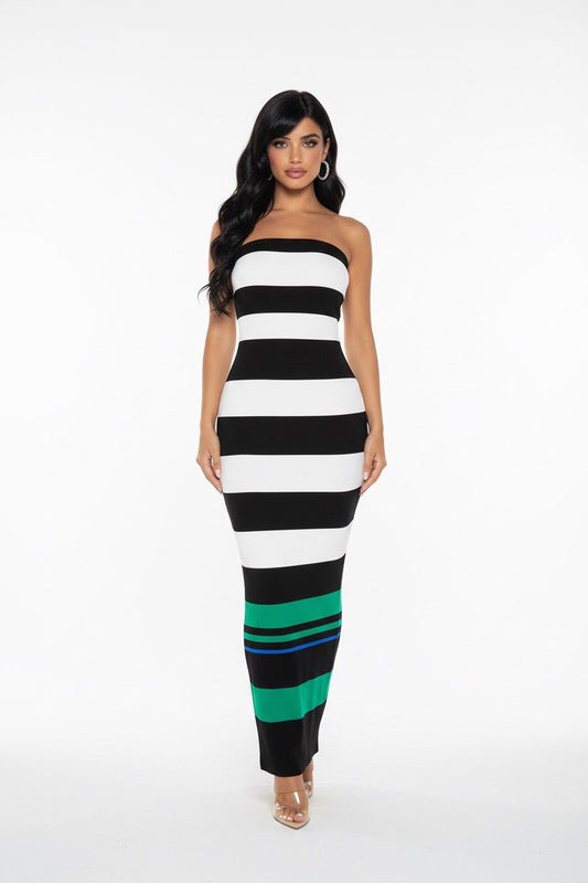 broad stripe bodycon