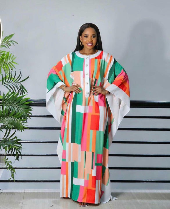 Multi colour kaftan