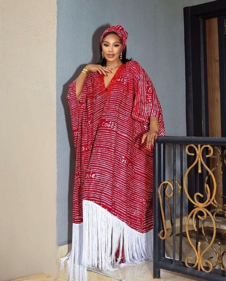 Maxi Tassel Poncho dress
