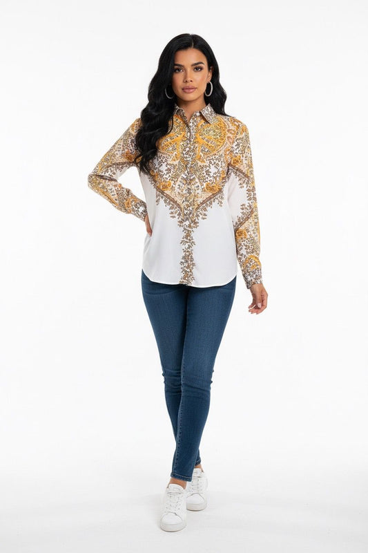 Paizley printed shirt