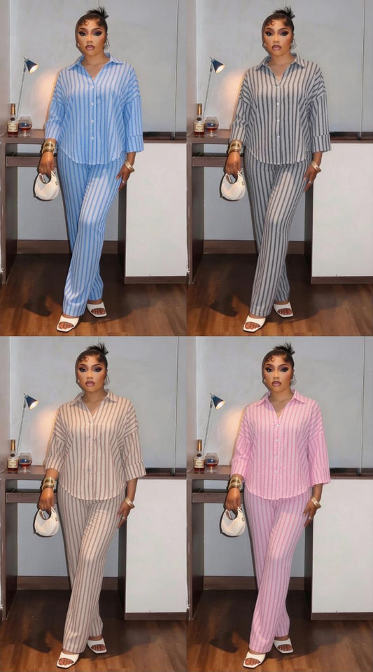 shirt and pants line design set