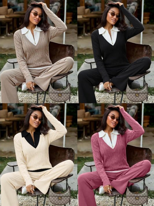 relaxed jersey two piece