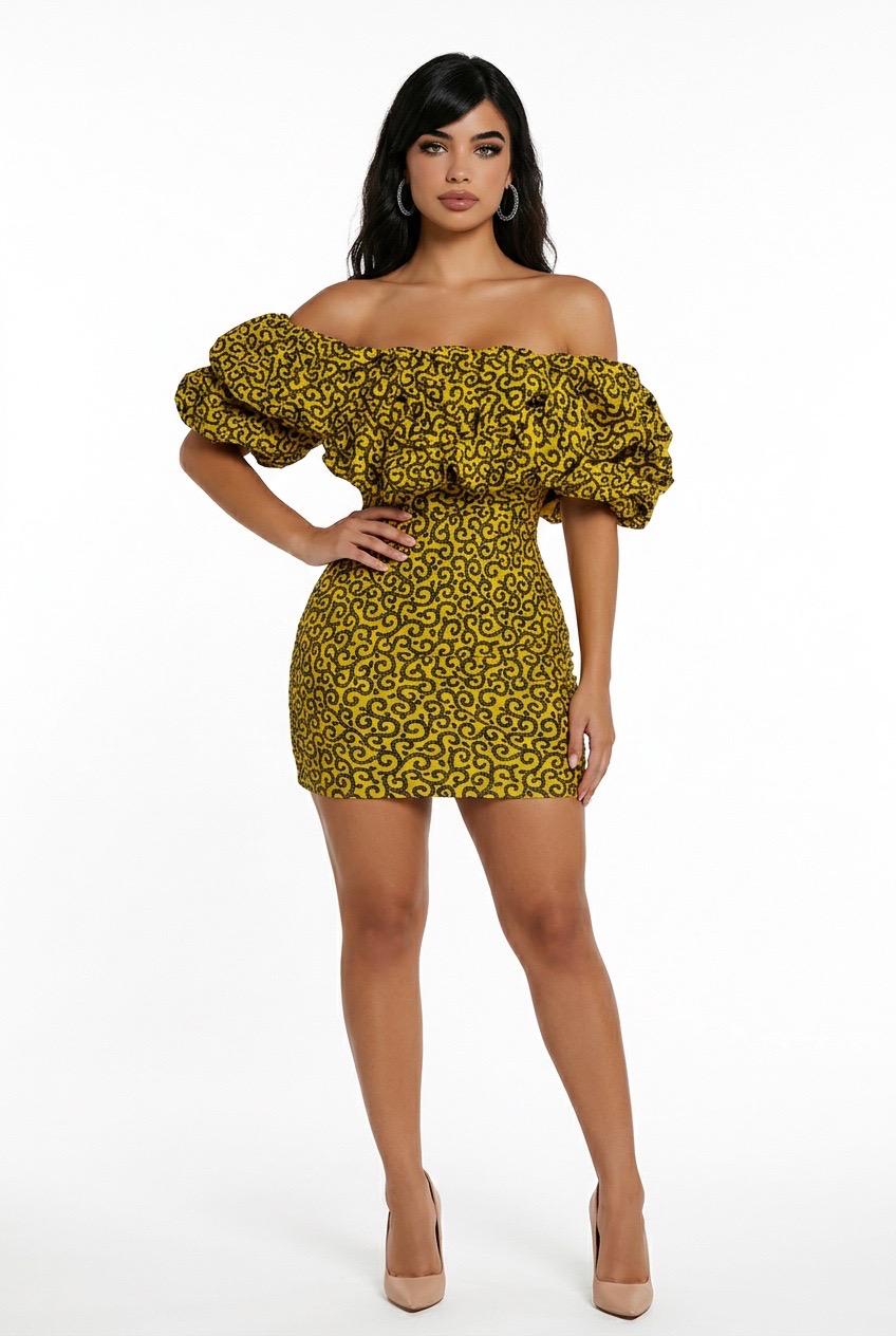 Midi Bodycon off shoulder dress