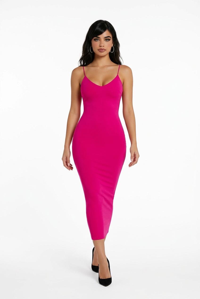 pink bodycon dress