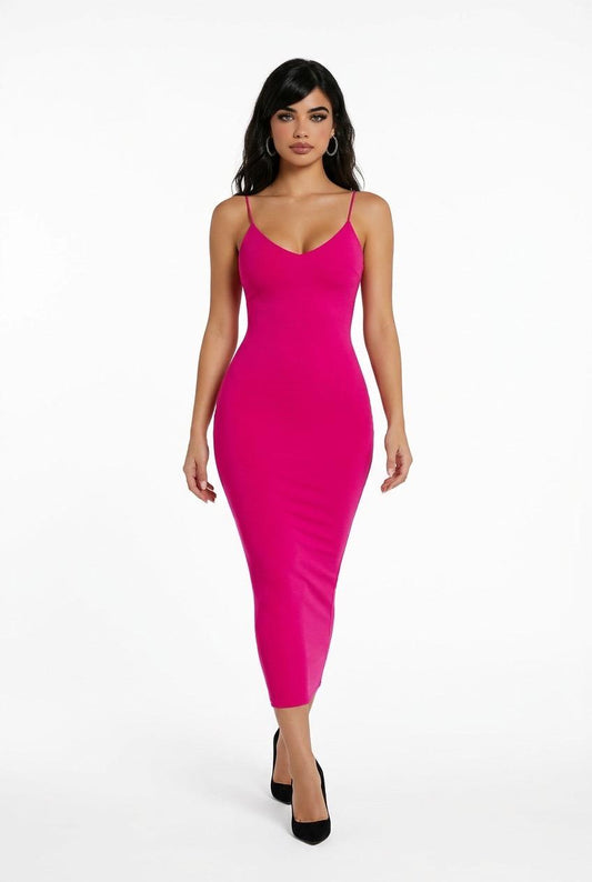 pink bodycon dress