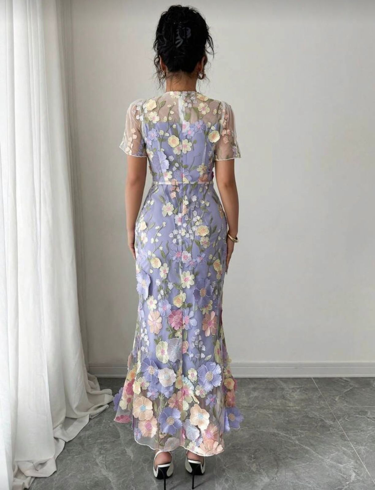 Floral colorful dress