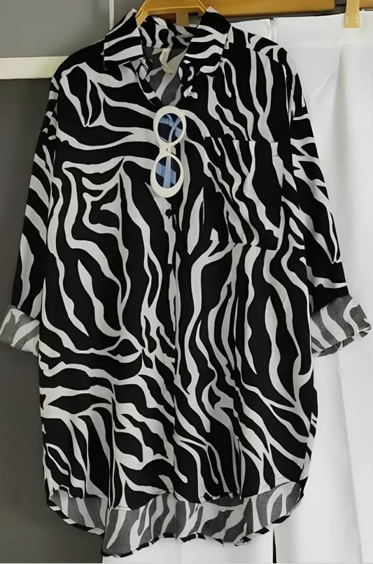 Zebra Print Shirt