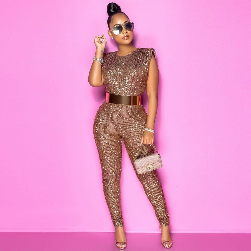 Sequin jumpsuit ClothingCo