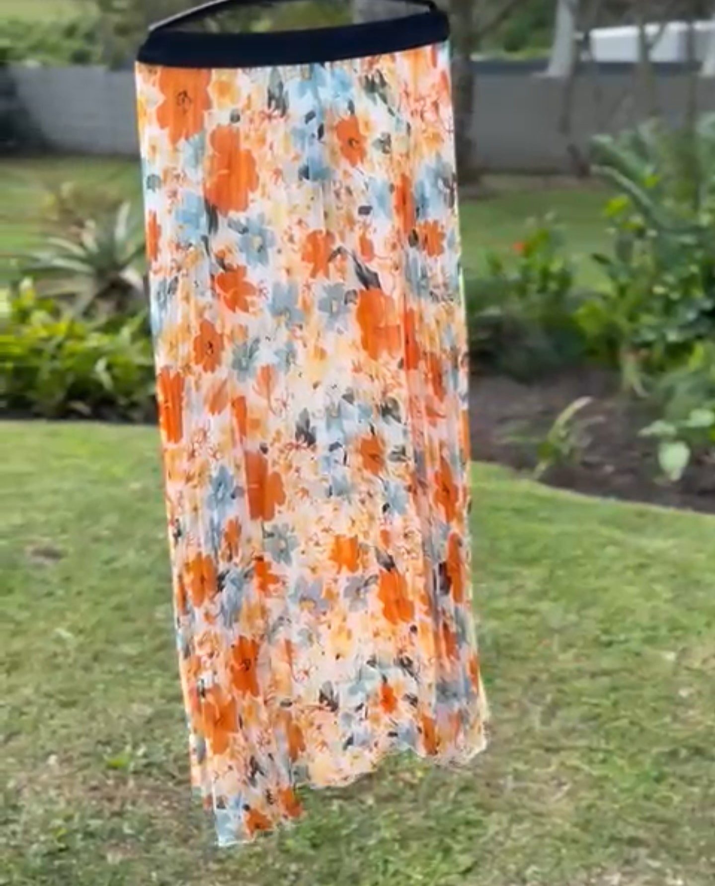 Floral full length skirt