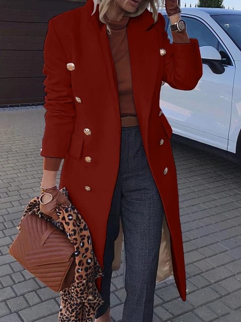 Double button coat