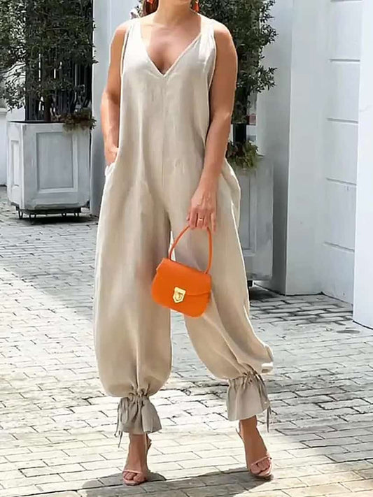 Sleeveless jumpsuit