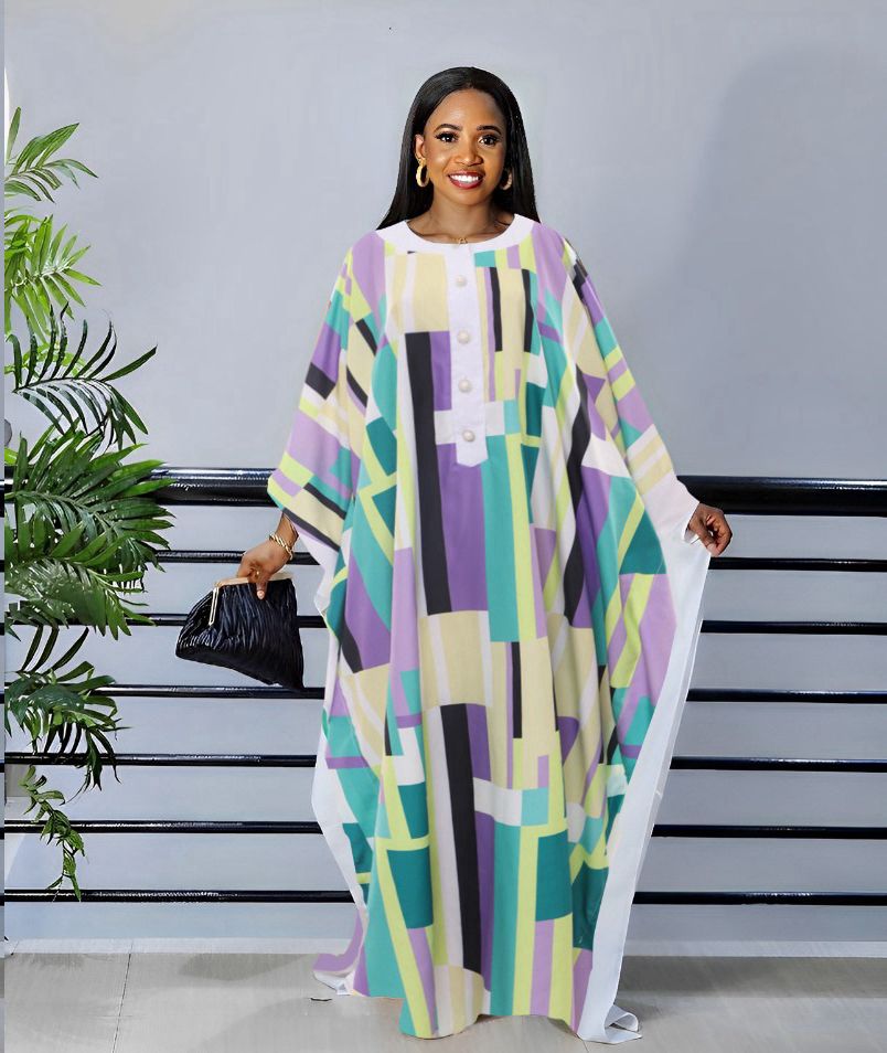 Multi colour kaftan