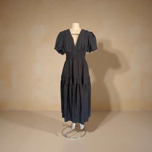 open front dress