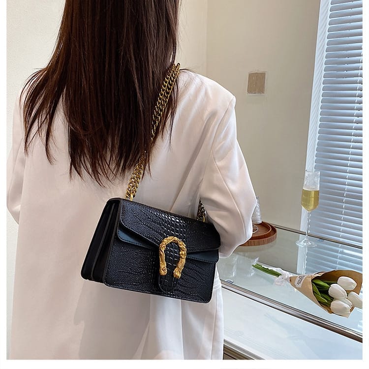 Minimalist Gold Strap bag