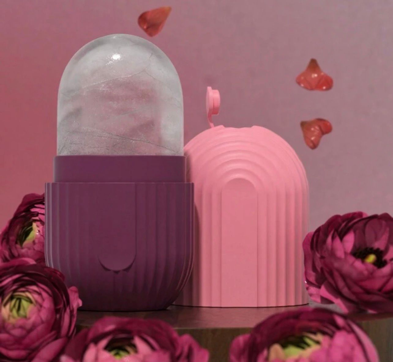 Ice facial roller