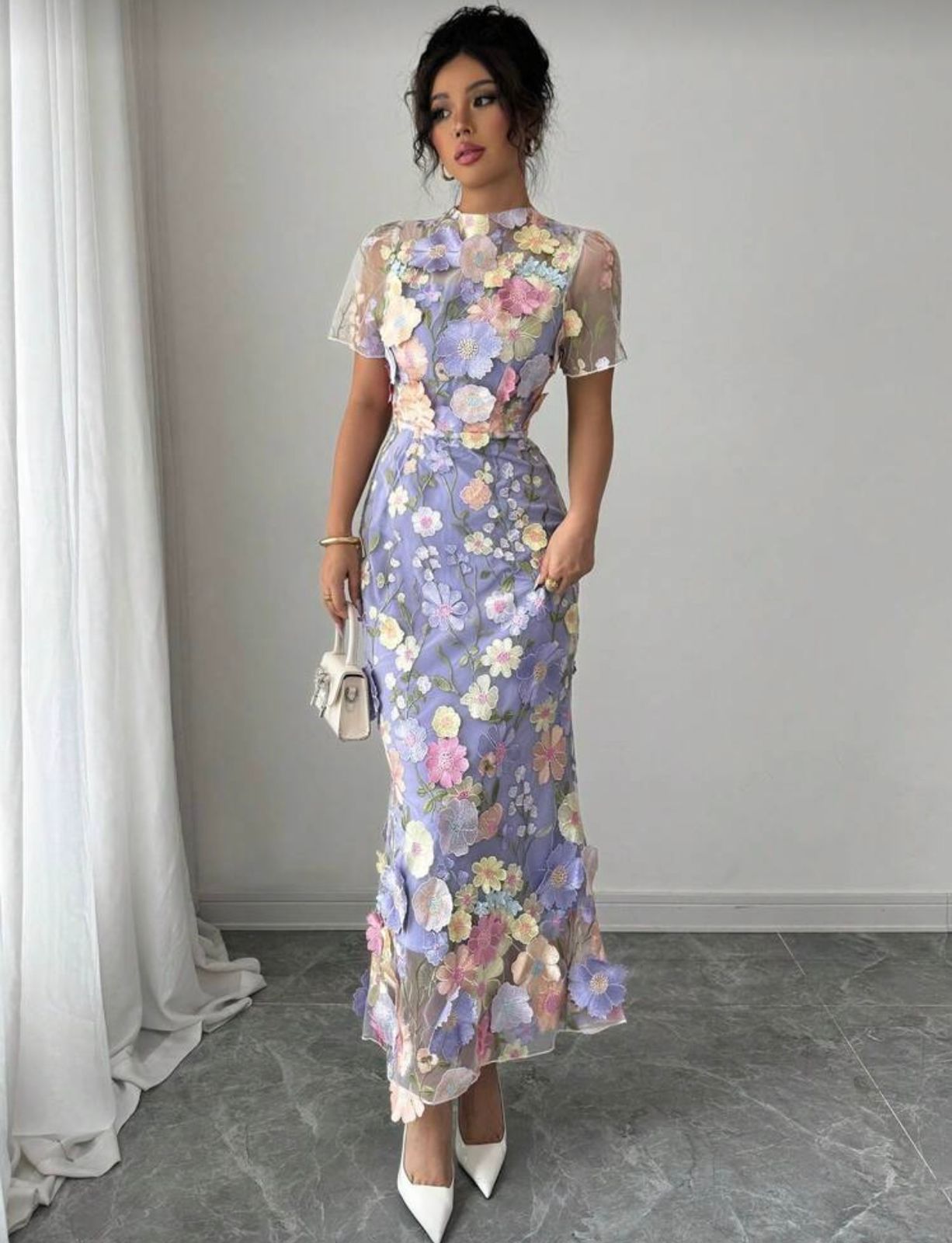 Floral colorful dress