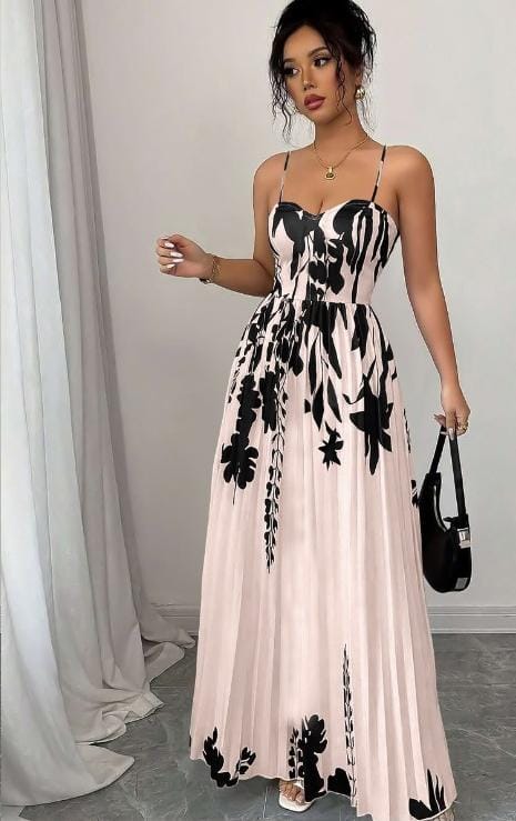 Floral open front dress