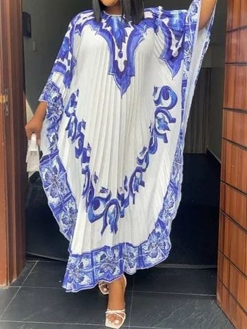 Poncho mosaic dress