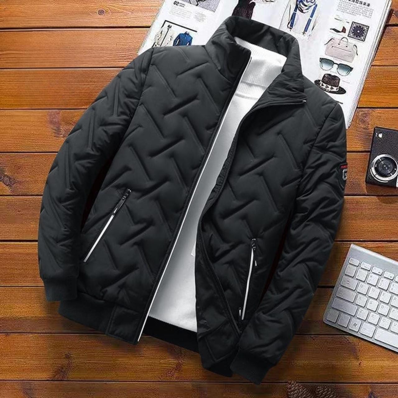 fluffy inside warm jacket